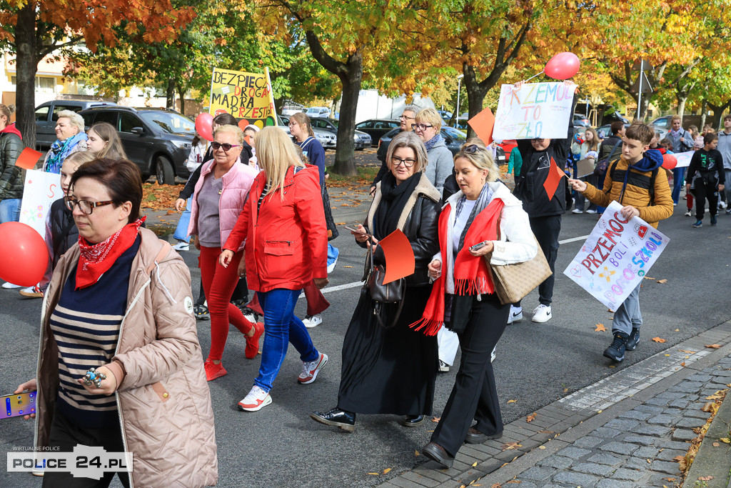 Marsz przeciwko przemocy przeszedł ulicami Polic