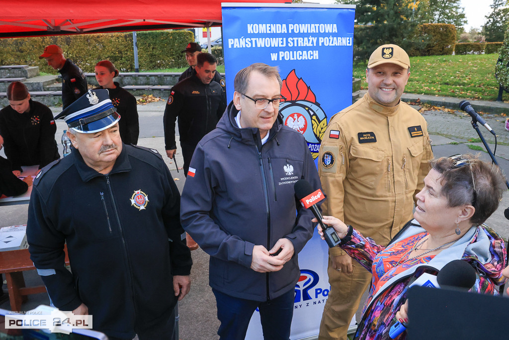 W Policach strażacy rozdawali czujniki tlenku węgla