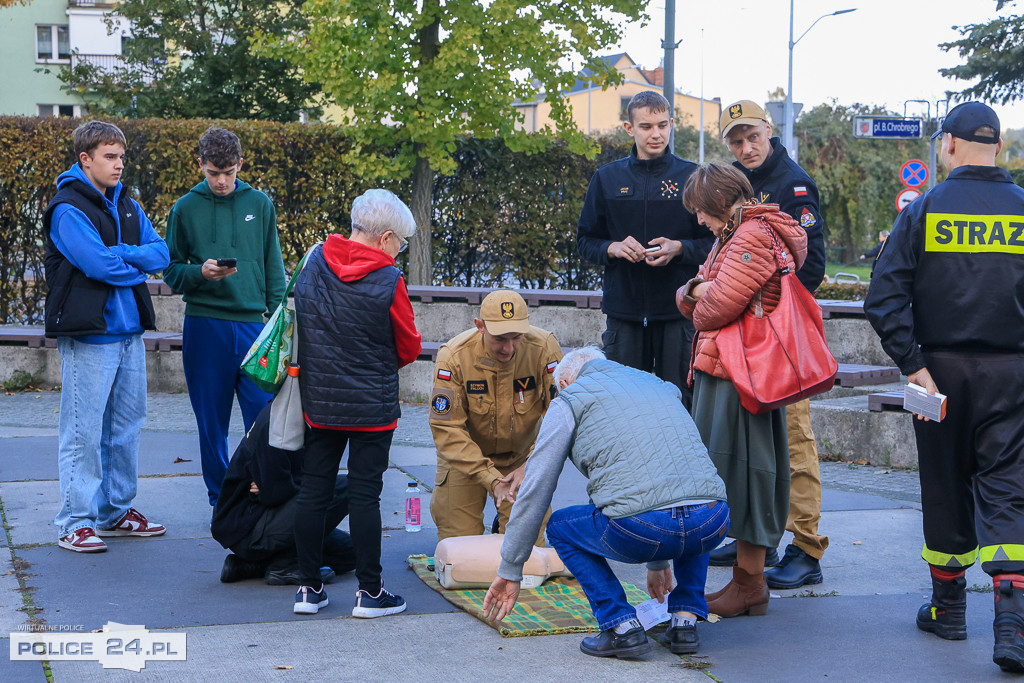 W Policach strażacy rozdawali czujniki tlenku węgla