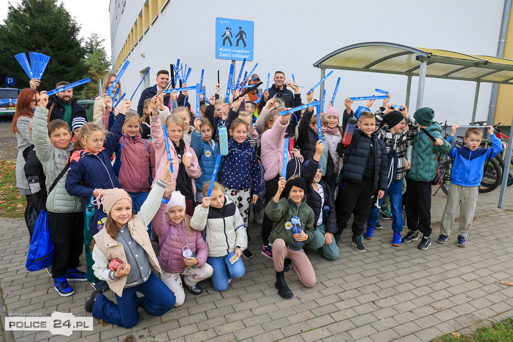 Punkty z odblaskami dla bezpieczeństwa mieszkańców