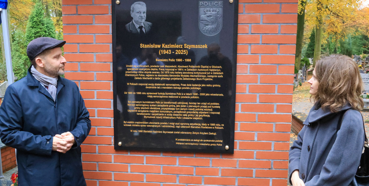 W Policach odsłonięto tablicę poświęconą Stanisławowi Szymaszkowi