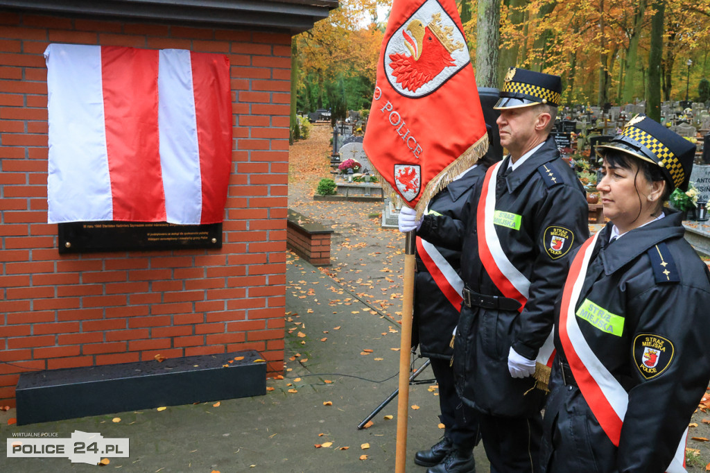 W Policach odsłonięto tablicę poświęconą Stanisławowi Szymaszkowi