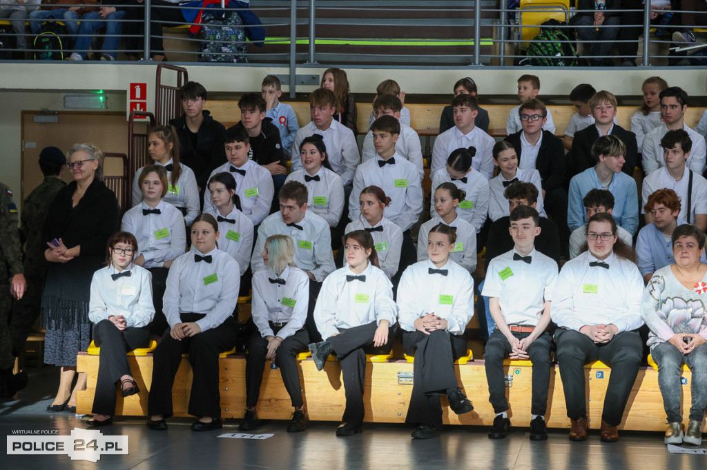 Ślubowanie pierwszoklasistów w Białej