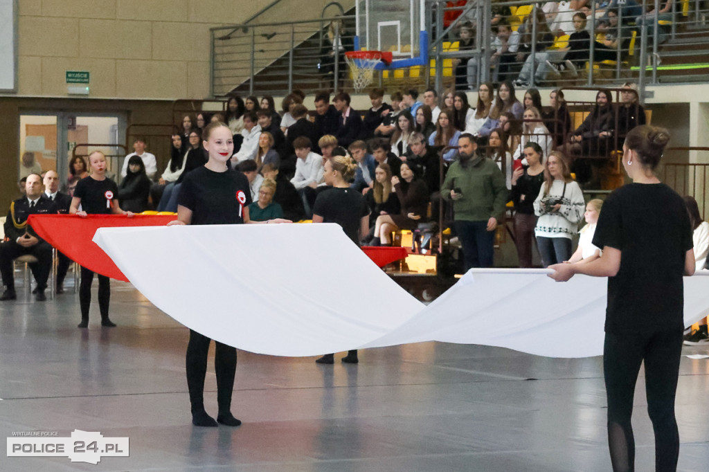 Ślubowanie pierwszoklasistów w Białej