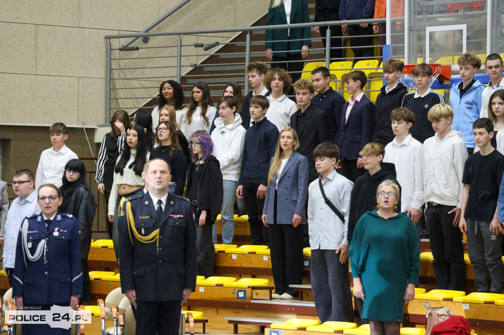 Ślubowanie pierwszoklasistów w Białej