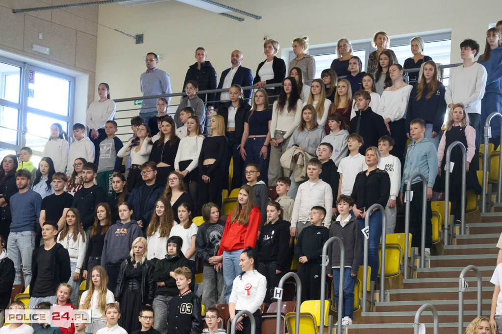 Ślubowanie pierwszoklasistów w Białej