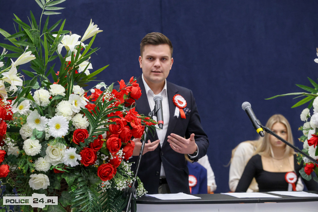 Ślubowanie pierwszoklasistów w Białej