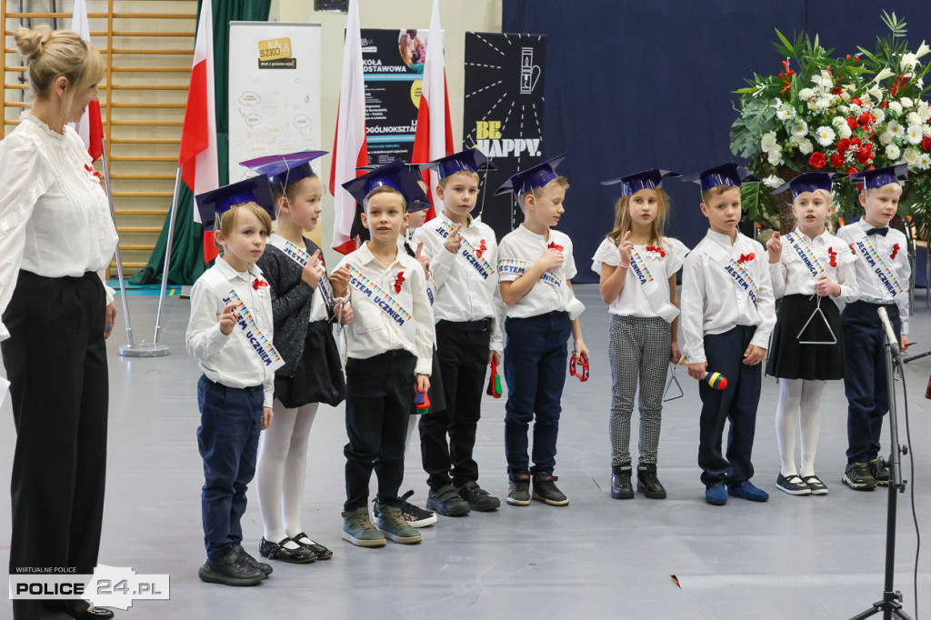 Ślubowanie pierwszoklasistów w Białej