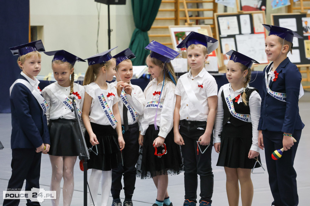 Ślubowanie pierwszoklasistów w Białej