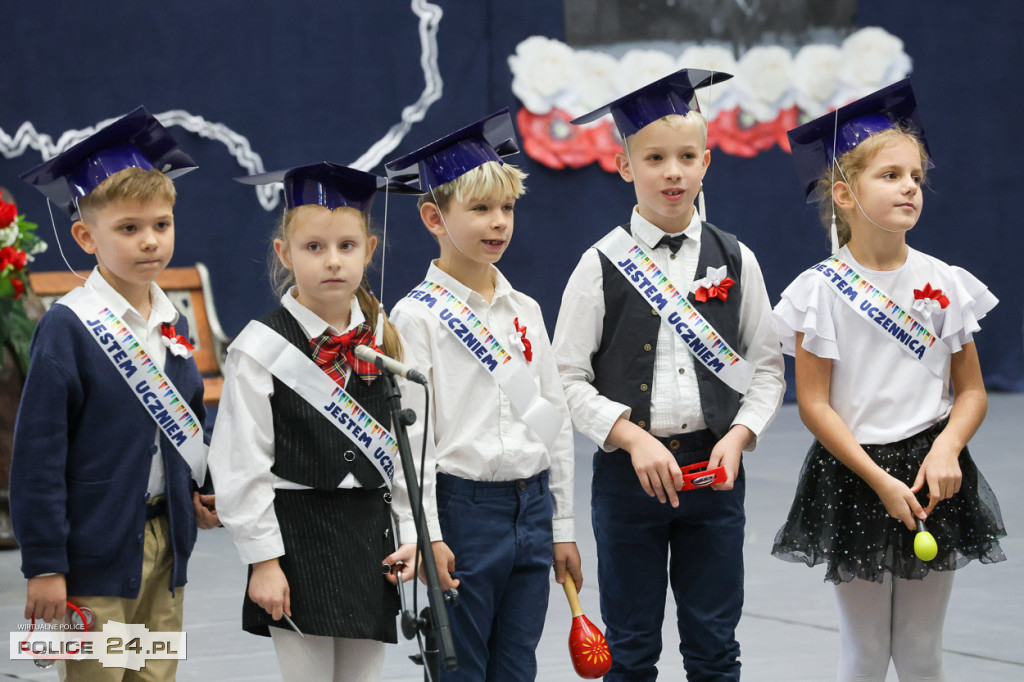 Ślubowanie pierwszoklasistów w Białej