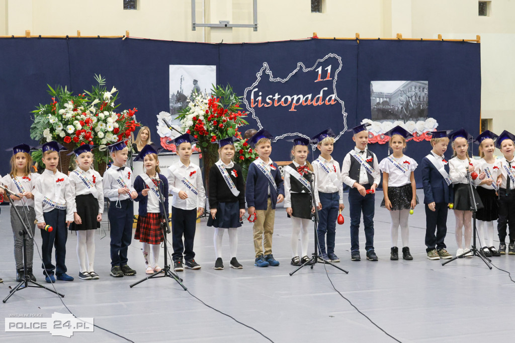 Ślubowanie pierwszoklasistów w Białej