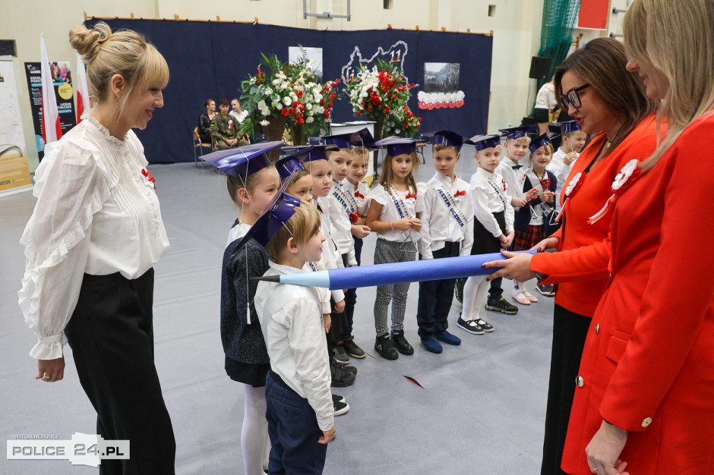 Ślubowanie pierwszoklasistów w Białej