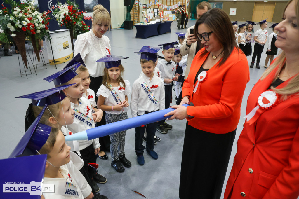 Ślubowanie pierwszoklasistów w Białej