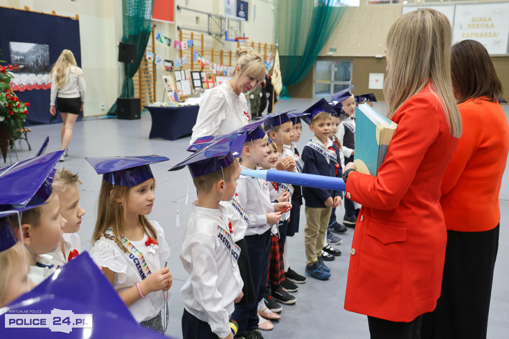 Ślubowanie pierwszoklasistów w Białej