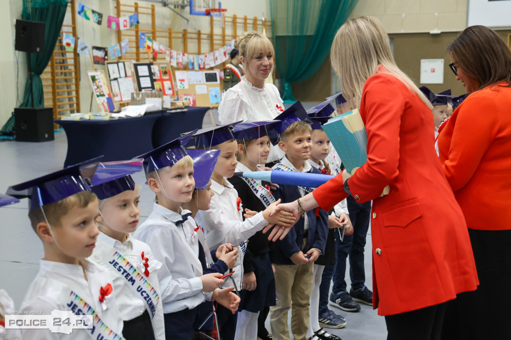 Ślubowanie pierwszoklasistów w Białej
