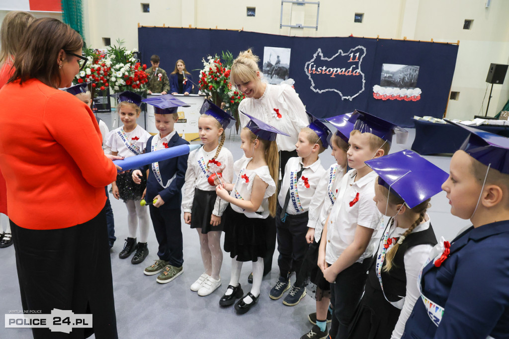 Ślubowanie pierwszoklasistów w Białej