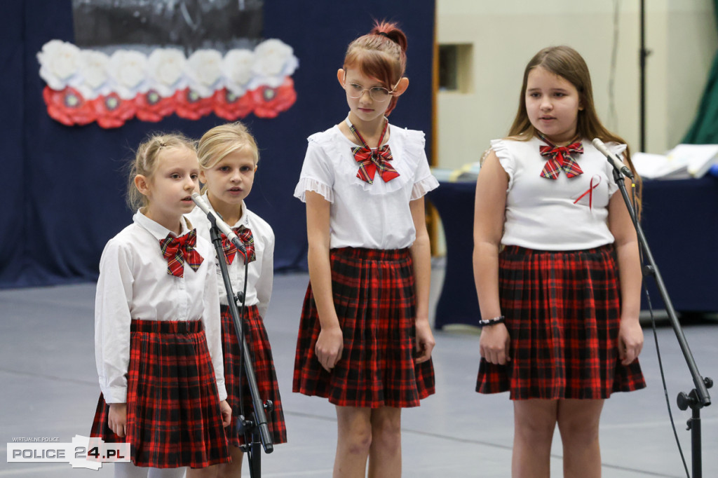 Ślubowanie pierwszoklasistów w Białej