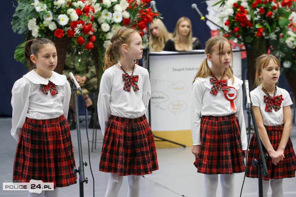 Ślubowanie pierwszoklasistów w Białej