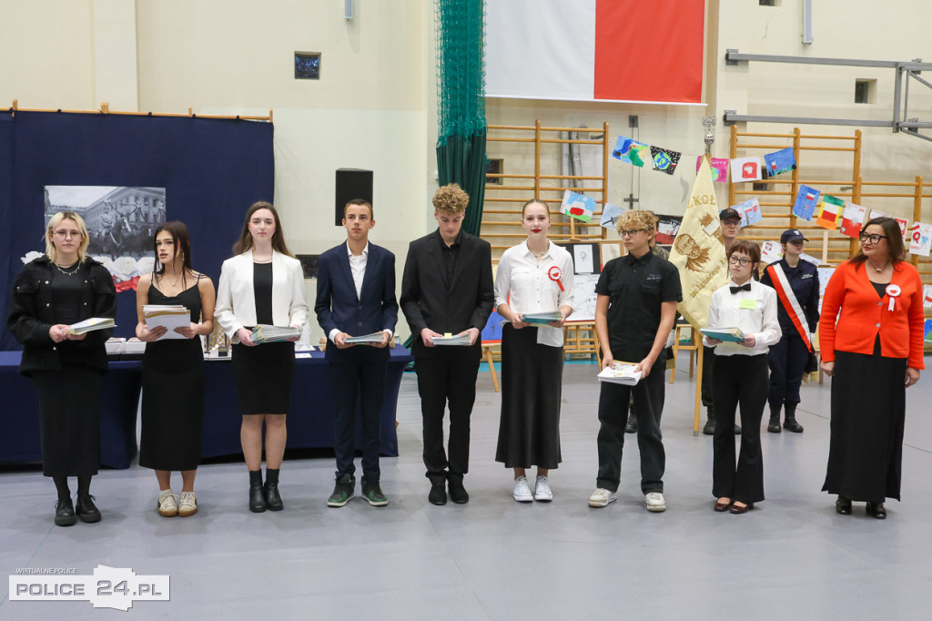 Ślubowanie pierwszoklasistów w Białej