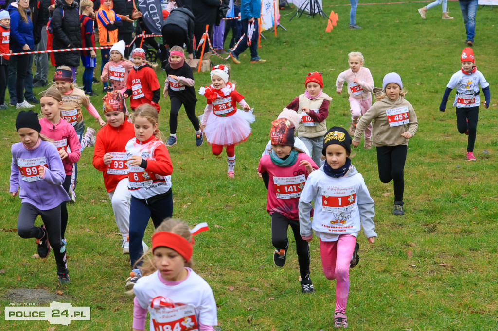 Bieg Niepodległości w Policach - pobiegli też najmłodsi