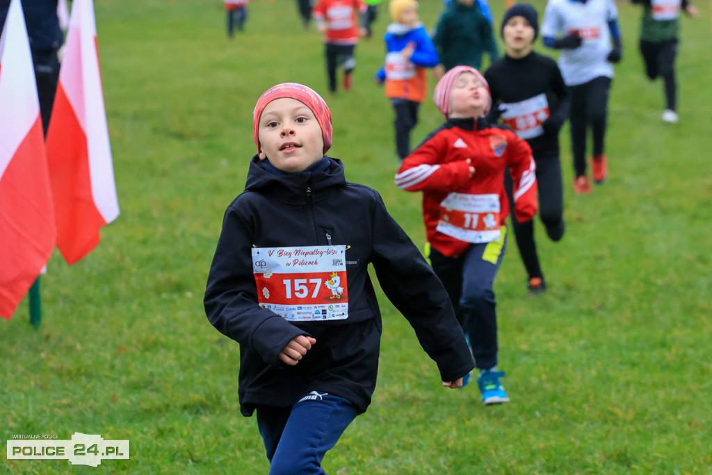 Bieg Niepodległości w Policach - pobiegli też najmłodsi