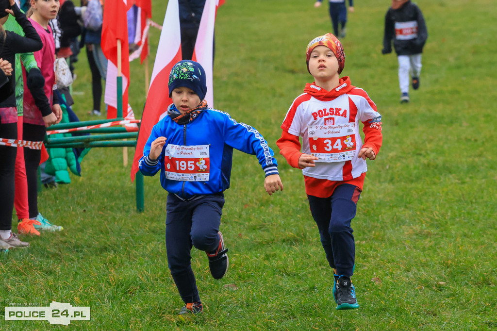 Bieg Niepodległości w Policach - pobiegli też najmłodsi
