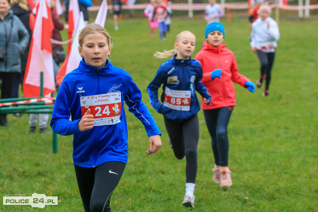 Bieg Niepodległości w Policach - pobiegli też najmłodsi