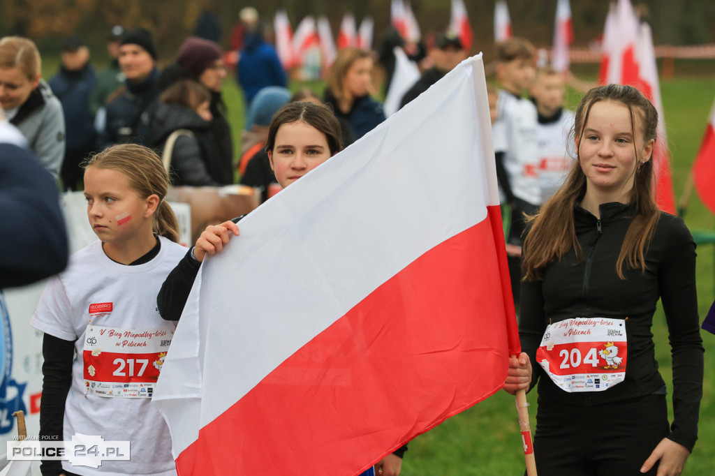 Bieg Niepodległości w Policach - pobiegli też najmłodsi