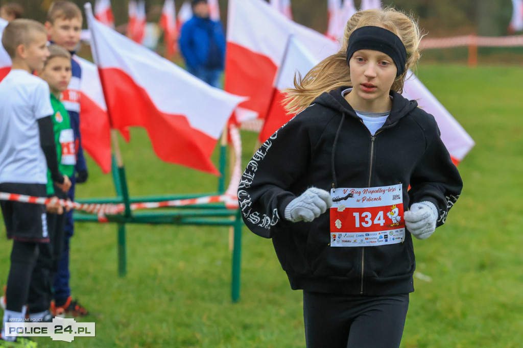 Bieg Niepodległości w Policach - pobiegli też najmłodsi