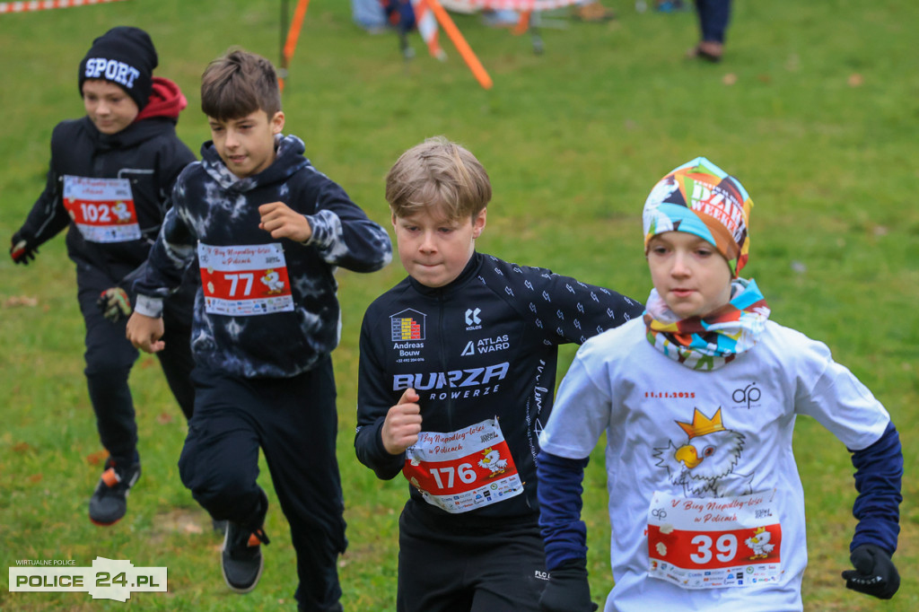 Bieg Niepodległości w Policach - pobiegli też najmłodsi