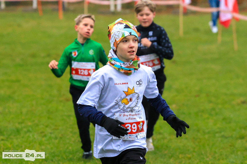 Bieg Niepodległości w Policach - pobiegli też najmłodsi
