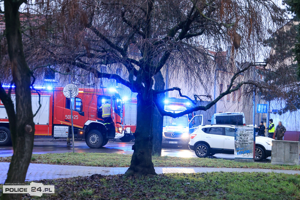 Wypadek na ul. Grunwaldzkiej w Policach