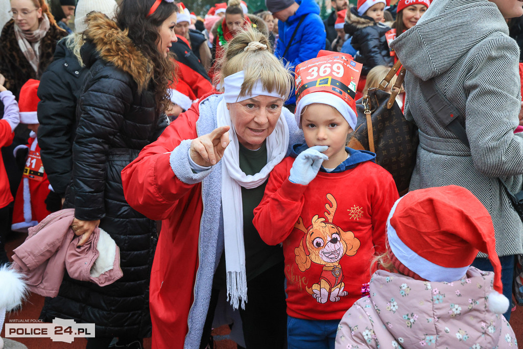 XIII Bieg Mikołajkowy w Policach - biegi najmłodszych