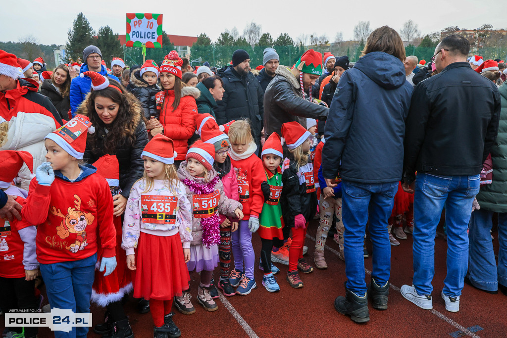 XIII Bieg Mikołajkowy w Policach - biegi najmłodszych