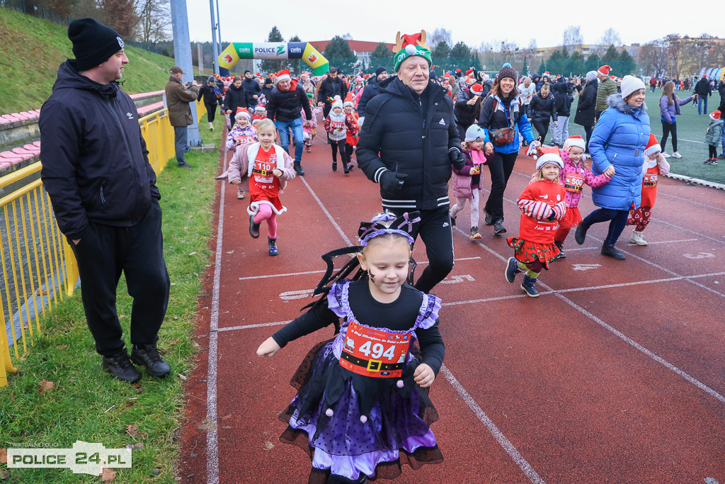 XIII Bieg Mikołajkowy w Policach - biegi najmłodszych