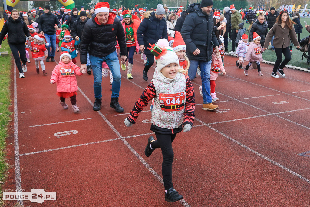 XIII Bieg Mikołajkowy w Policach - biegi najmłodszych