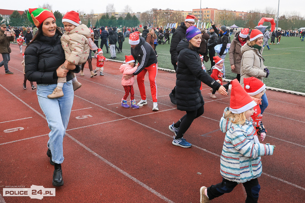 XIII Bieg Mikołajkowy w Policach - biegi najmłodszych