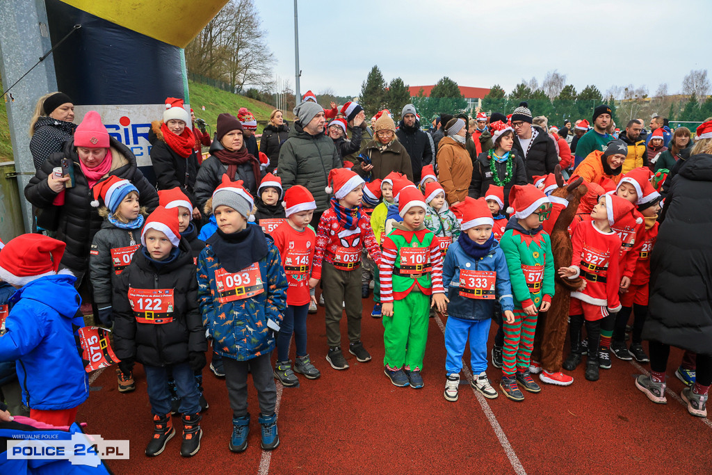 XIII Bieg Mikołajkowy w Policach - biegi najmłodszych