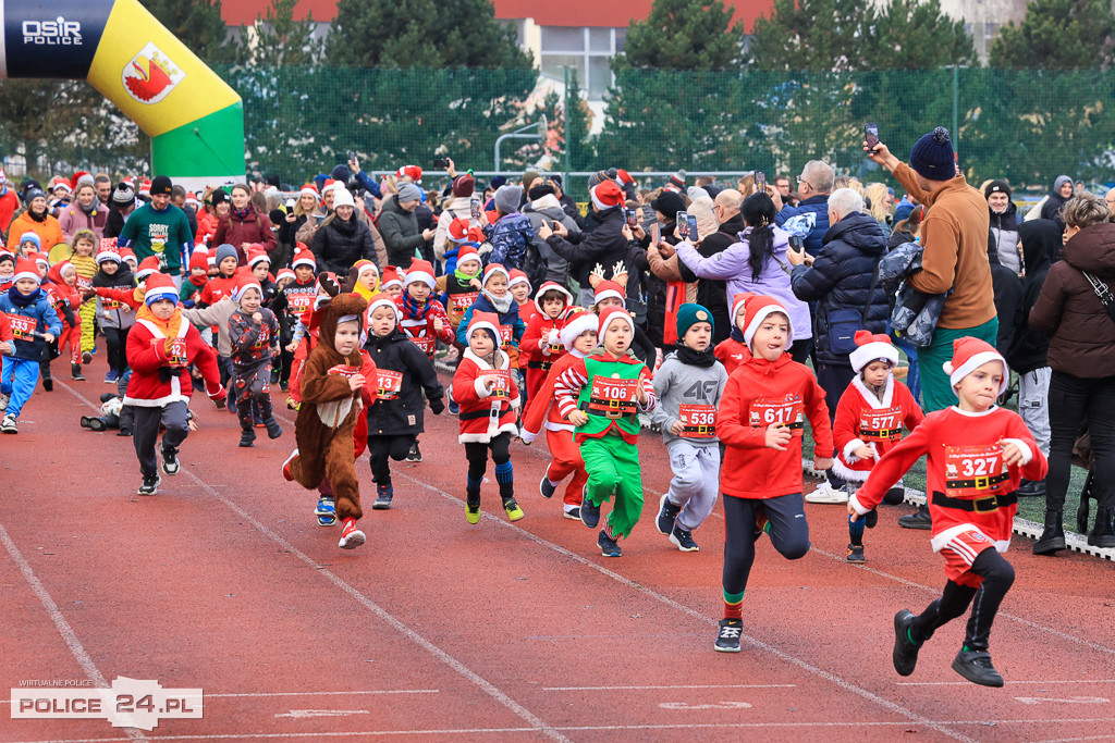XIII Bieg Mikołajkowy w Policach - biegi najmłodszych