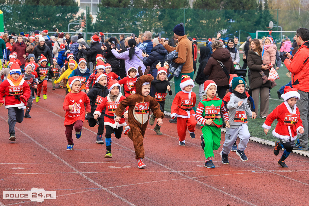 XIII Bieg Mikołajkowy w Policach - biegi najmłodszych