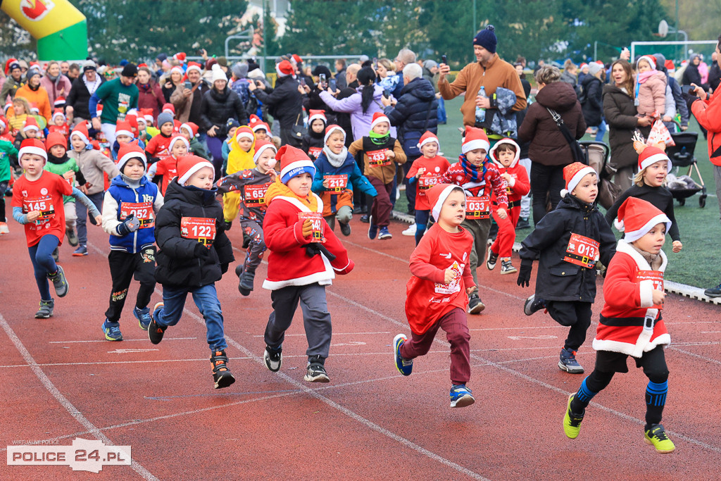XIII Bieg Mikołajkowy w Policach - biegi najmłodszych