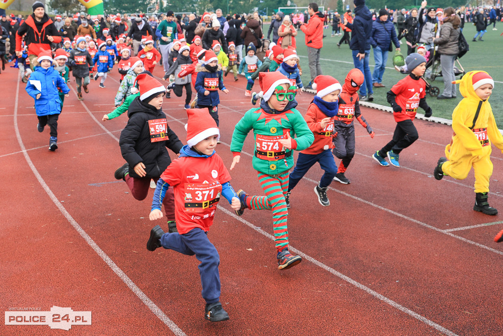 XIII Bieg Mikołajkowy w Policach - biegi najmłodszych