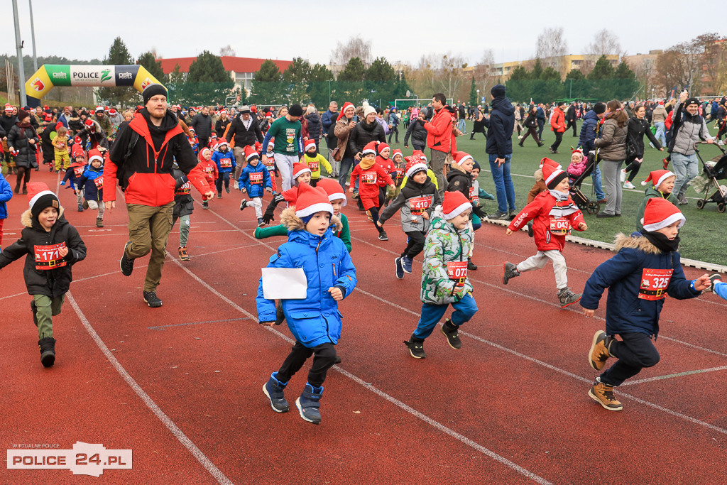 XIII Bieg Mikołajkowy w Policach - biegi najmłodszych