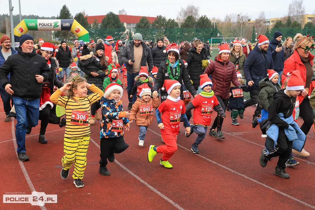 XIII Bieg Mikołajkowy w Policach - biegi najmłodszych