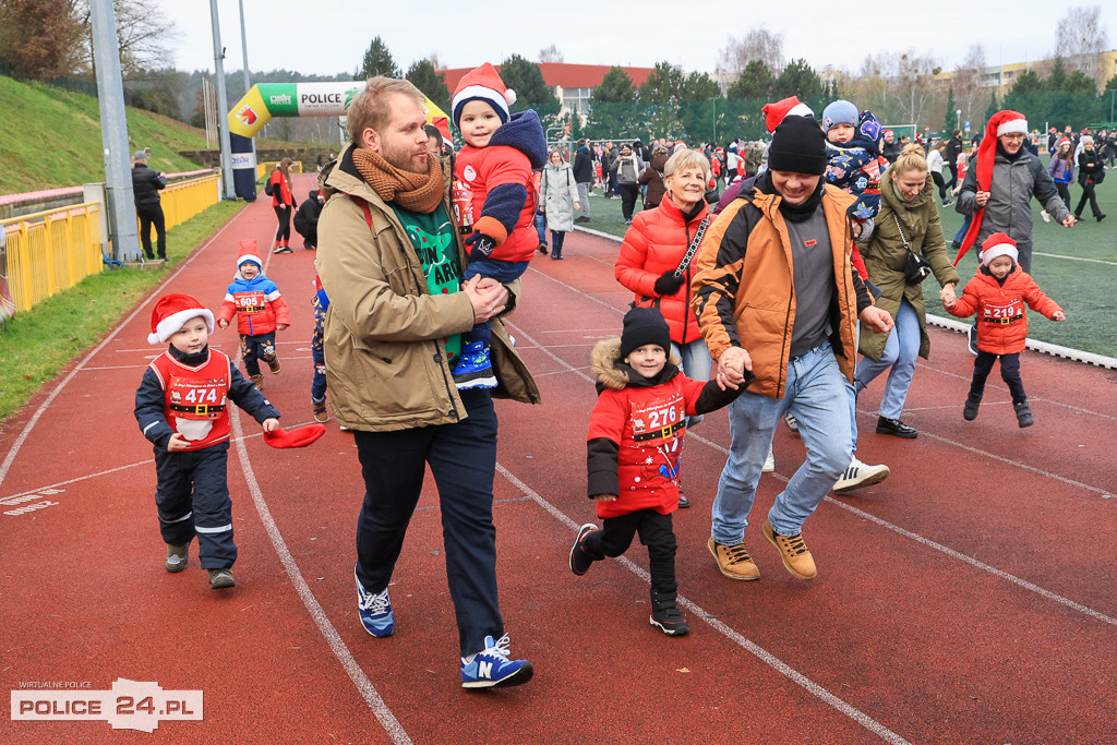 XIII Bieg Mikołajkowy w Policach - biegi najmłodszych
