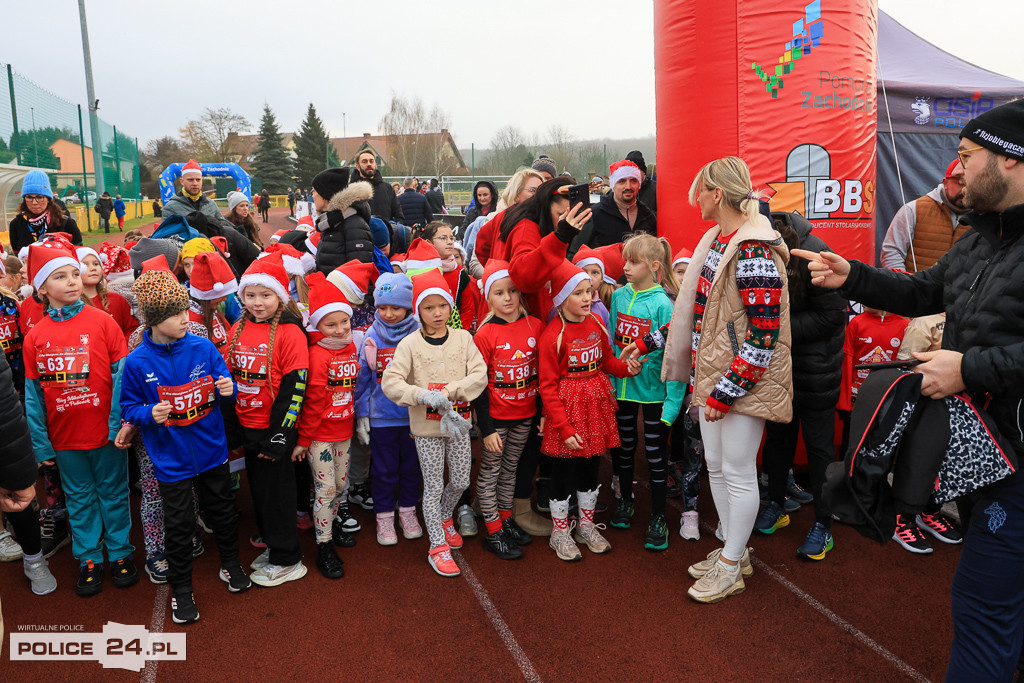 XIII Bieg Mikołajkowy w Policach - biegi najmłodszych