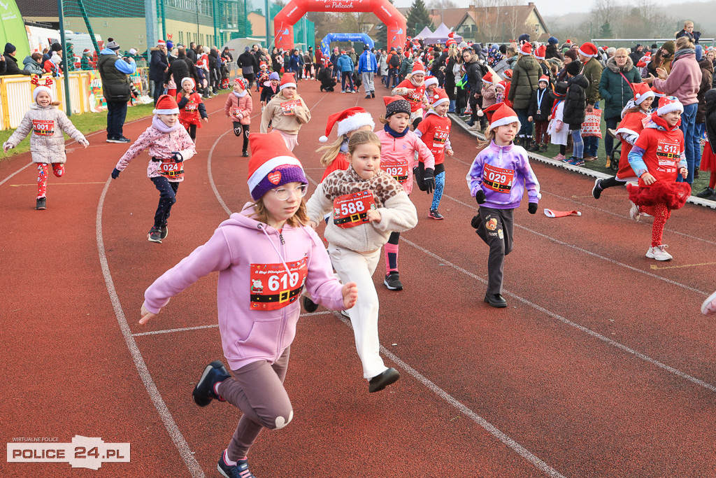 XIII Bieg Mikołajkowy w Policach - biegi najmłodszych