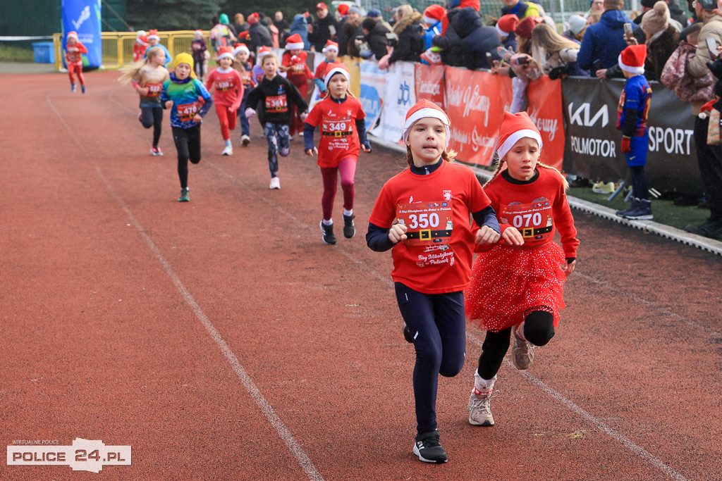 XIII Bieg Mikołajkowy w Policach - biegi najmłodszych