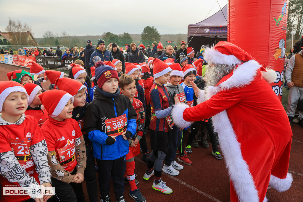 XIII Bieg Mikołajkowy w Policach - biegi najmłodszych