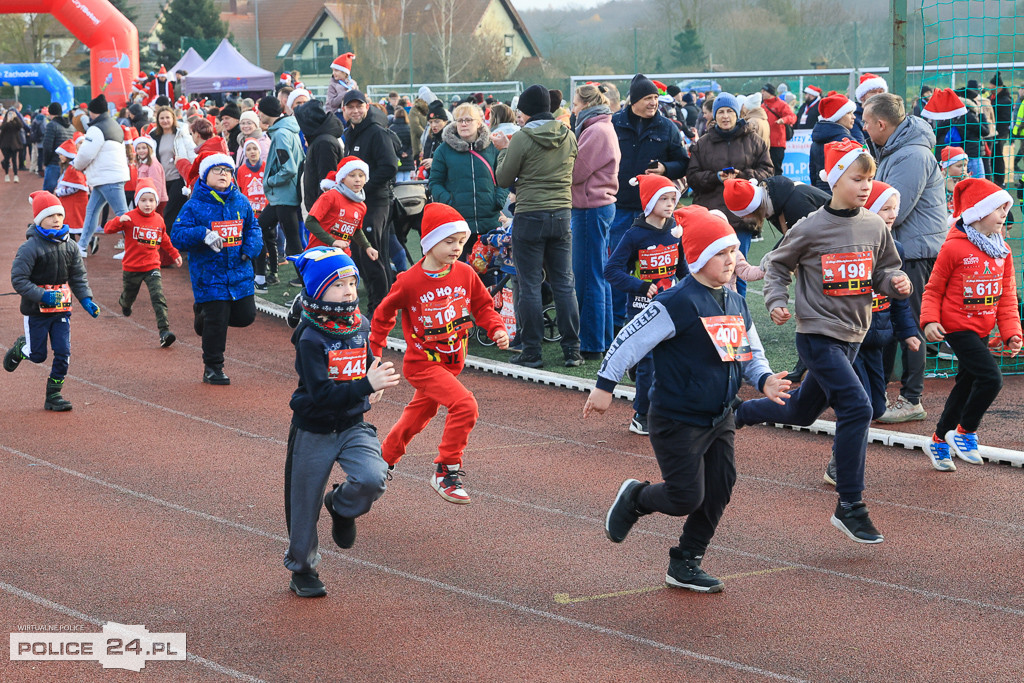 XIII Bieg Mikołajkowy w Policach - biegi najmłodszych